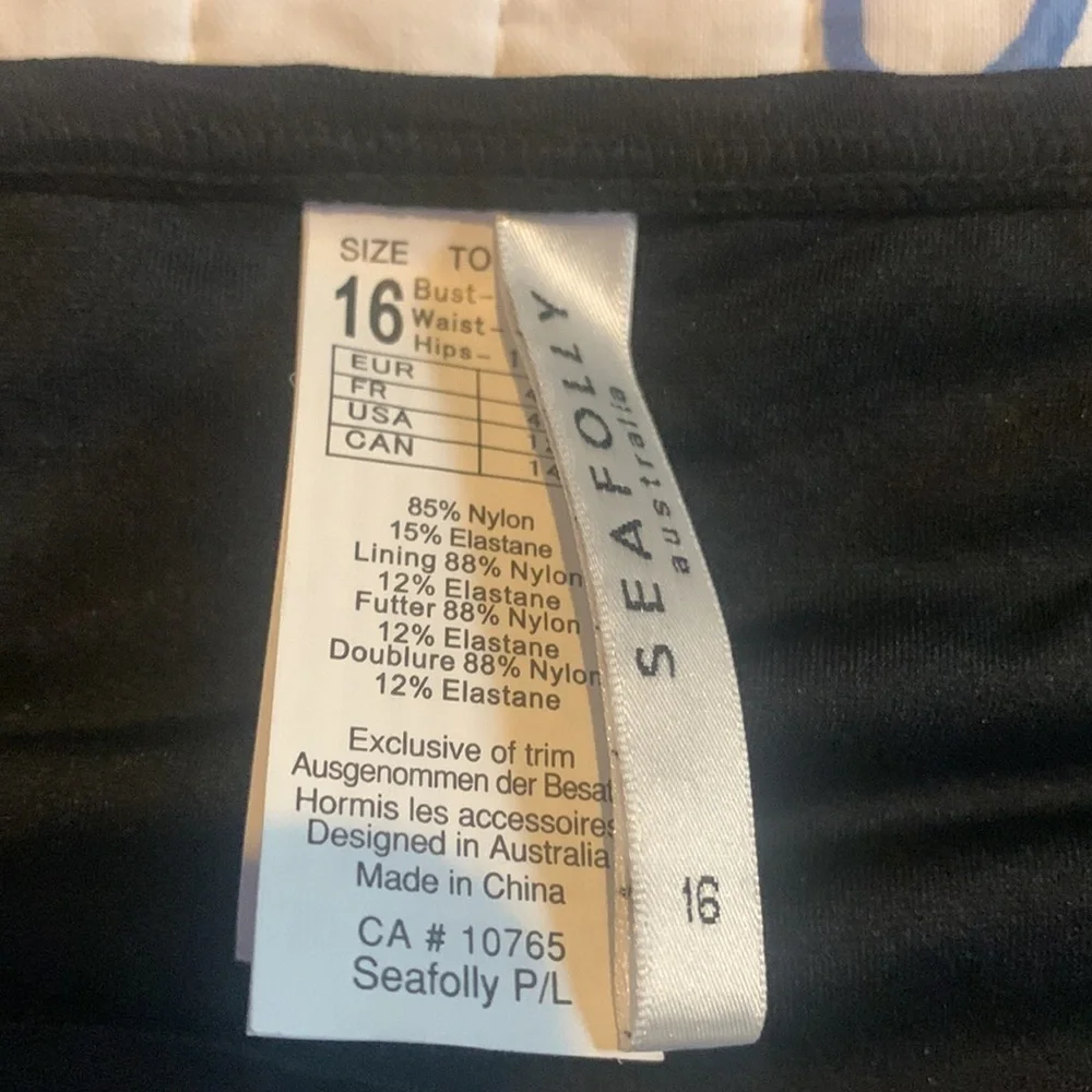 Seafolly Women's La Luna Hipster Bikini Bottoms new without tag